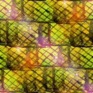 sun glare grunge texture watercolor seamless green yellow band
