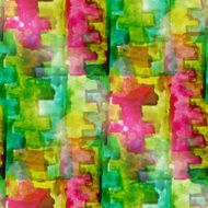 sun glare grunge texture watercolor green red mosaic seamless b