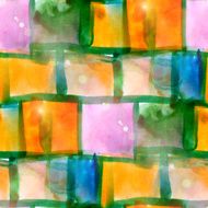 sun glare grunge texture watercolor green orange seamless backg