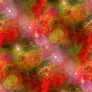 sun glare background watercolor red green art seamless texture