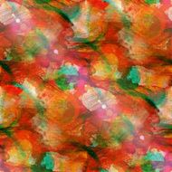 sun glare background red green watercolor art seamless texture
