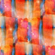sun glare abstract orange blue seamless painted watercolor back