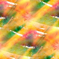 seamless background watercolor yellow red green texture abstra