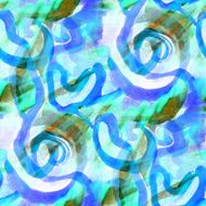 seamless background watercolor texture abstract blue green pape