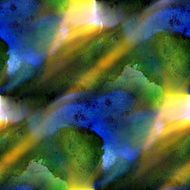 seamless background watercolor green blue yellow texture abstr