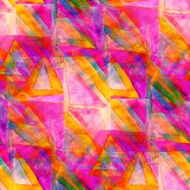 design watercolor seamless background a purple yellow triangle