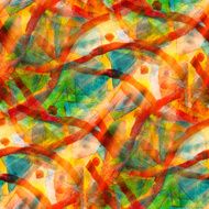 design watercolor red yellow green seamless background texture