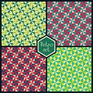 Set of abstract geometric backgrounds N4