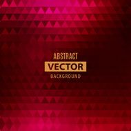 Vector background with red triangles