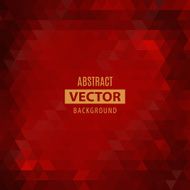 Vector background with red triangles N5