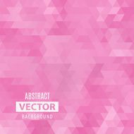 Vector background with pink triangles N3