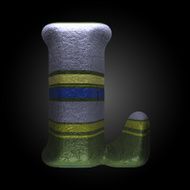 vector colored clay letter l