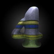 vector colored clay letter 4