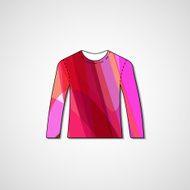 Abstract illustration on sweater N193