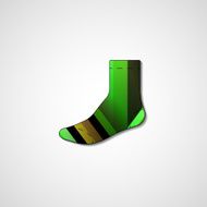 Abstract illustration on sock N193