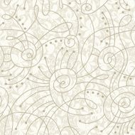 Seamless white floral pattern N2