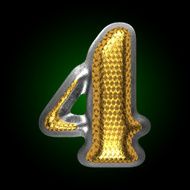 vector silver figure with gold 4