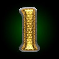 vector silver figure with gold 1