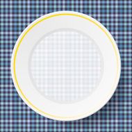 Image dishes on a napkin N9