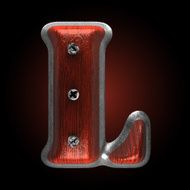 vector metal and wood figure l N2
