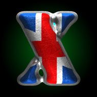 Vector Great Britain metal figure x N2
