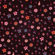 Seamless bright doodle floral pattern N2