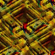 art yellow volume seamless texture watercolor