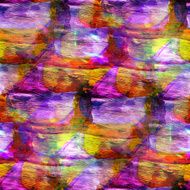 abstract vintage purple yellow avant-garde watercolor seamless