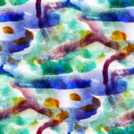 abstract green blue avant-garde seamless wallpaper watercolor a N2