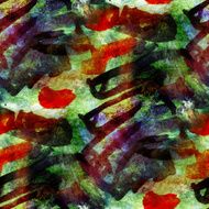 abstract avant-garde seamless red green wallpaper watercolor ar