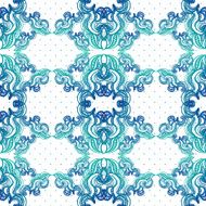Seamless vintage background baroque pattern N16