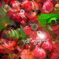 Abstract colorful shining circle vector background