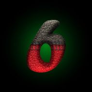 vector wool letter N4