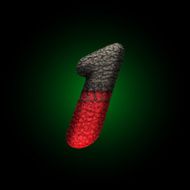 vector wool letter N7