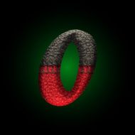 vector wool letter N8