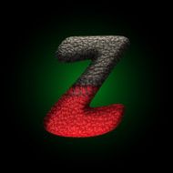 vector wool letter N9