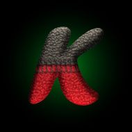 vector wool letter N18