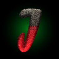 vector wool letter N19