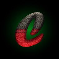 vector wool letter N26