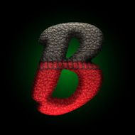 vector wool letter N27