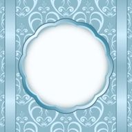blue card with light pattern