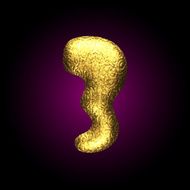 vector golden figure N8