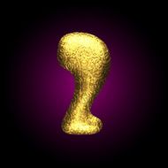 vector golden figure N9