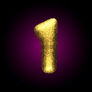vector golden figure N10