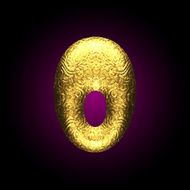 vector golden figure N11
