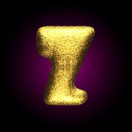 vector golden figure N12