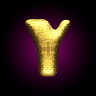 vector golden figure N13