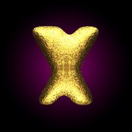vector golden figure N14