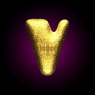 vector golden figure N16