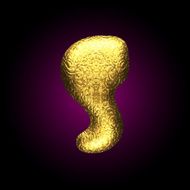 vector golden figure N19